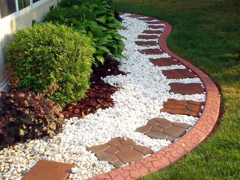  find the latest new design for landscaping a front yard or back yard